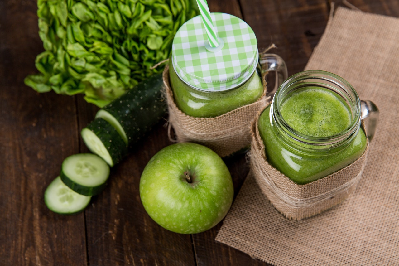 Green smoothie immune system boost